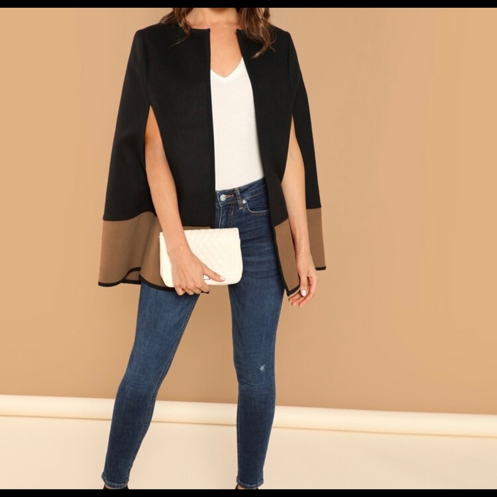 STRIKING cape style coat - Picture 5 of 5